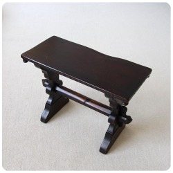 イギリス アンティーク調 オーク材サイドテーブル 飾り台 無垢木 インテリア 家具 店舗什器 K-705