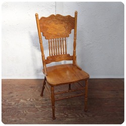 Shin-Lee ダイニングチェア 木製椅子 インテリア オーク 家具 アジアン カントリー 店舗什器「ハイバックチェア」K-986