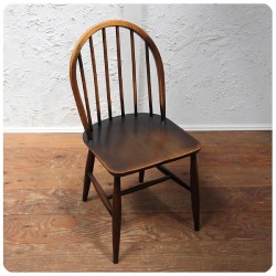 イギリス アンティーク アーコールチェア ERCOL フープバック 木製椅子 曲木 家具 P-628