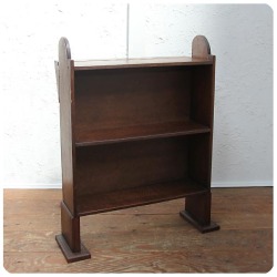 イギリス アンティーク ブックシェルフ 本棚 オーク材 無垢材 収納 オープンラック 家具 P-777