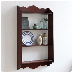 イギリス アンティーク調 プレートラック Bradley 壁掛け ウォールシェルフ 家具 P-881