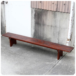 イギリス アンティーク ベンチ 古木 オールドパイン 長椅子 家具 店舗什器 「ガーデン」P-913