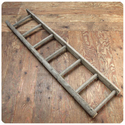 イギリス アンティーク ラダー はしご 古木 梯子 ディスプレイ 店舗什器 「オールドパイン」P-923