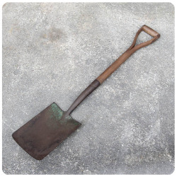 イギリス アンティーク ガーデンスコップ シャベル ブロカント 農具 店舗什器 「ガーデニング」P-942