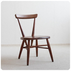 イギリス アンティーク家具 アーコール スクールチェア 子供椅子 学校 店舗什器 「ERCOL」P-984