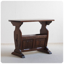 イギリス アンティーク調 Old Charm マガジンラック テーブル インテリア 家具 店舗什器「オールドチャーム」Q-089