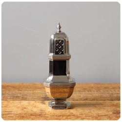 イギリス アンティーク シルバープレート シュガーシェイカー 銀メッキ インテリア 雑貨 店舗什器【シュガーキャスター】Q-283