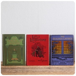 イギリス アンティークブック 3冊セット/古本/古書/洋書/インテリア雑貨/書籍/ディスプレイ/学校【The Golden Lattice】T-185