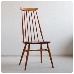 イギリス アンティーク アーコール社 ゴールドスミスチェア ハイバックチェア 椅子 家具「ercol」T-836