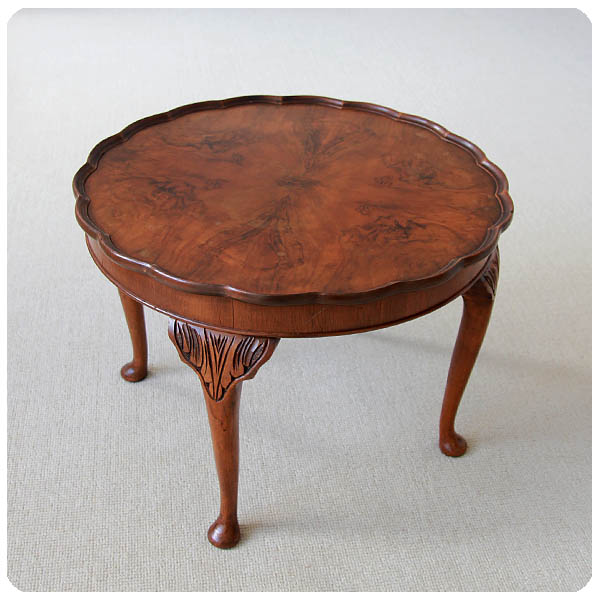 イギリス アンティーク ウォールナット コーヒーテーブル 家具