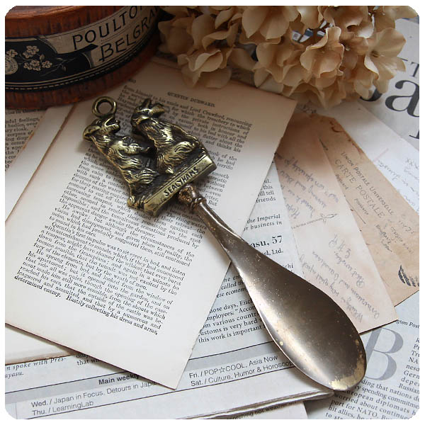 イギリス アンティーク ブラス シューホーン インテリア 壁掛け 雑貨