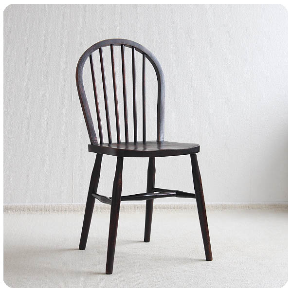 英国アンティーク木製フープバックチェア/イス/クエーカー/飾り棚(87-33-4 英国アンティーク木製フープバックチェア/イス/クエーカー/飾り棚(87