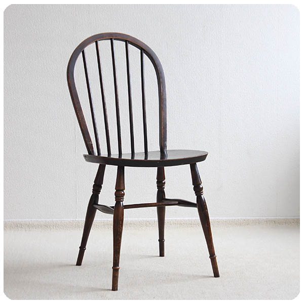 イギリス ヴィンテージ ダイニングチェア 木製椅子 K-259