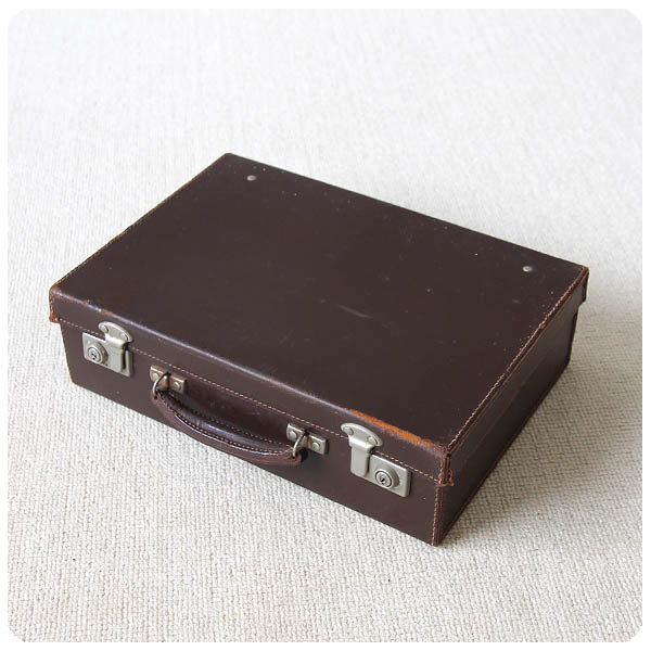 イギリス アンティーク トランク 革鞄 CHENEY社 レザーケース K-263