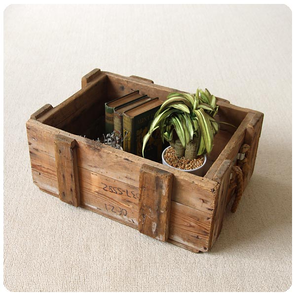 イギリス アンティーク ウッドボックス 古木 K-464