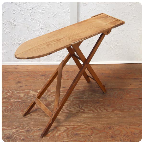 イギリス アンティーク アイロン台 折りたたみ K-735