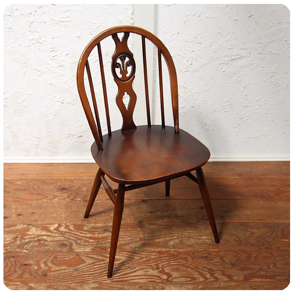 イギリス アンティーク アーコール シスルバックチェア K-743