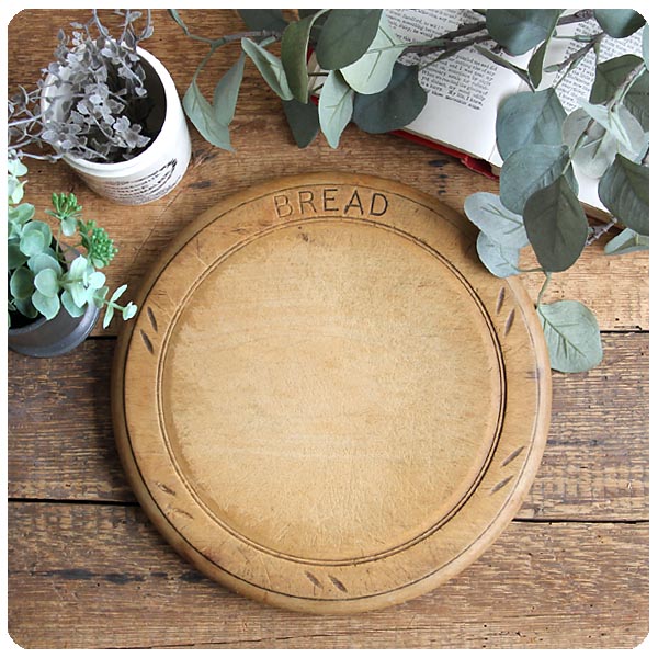 イギリス アンティーク 木製ブレッドボード まな板 カッティングボード  