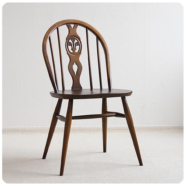 イギリス アンティーク アーコールチェア ERCOL 木製椅子 ダイニング 