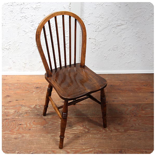 イギリス アンティーク フープバックチェア キッチンチェア 木製椅子  