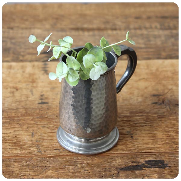 イギリス アンティーク ピューターマグカップ Hampden Pewter
