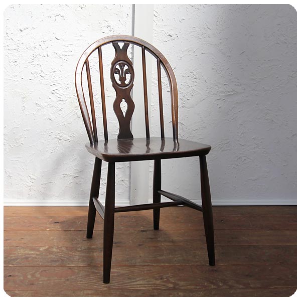 希少 イギリスビンテージ アーコール/ercol エルム材 シスルバック チェア