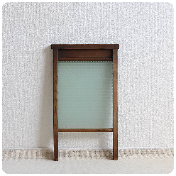 イギリス アンティーク ウォッシュボード 洗濯板 Q-155