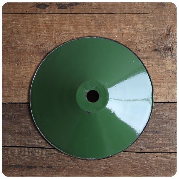 フランス アンティーク ホーロー製ランプシェード/インダストリアル  