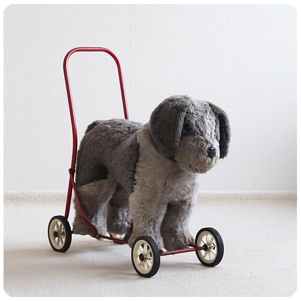 イギリス アンティーク ドッグカート/トイ/手押し車/プッシュカート  