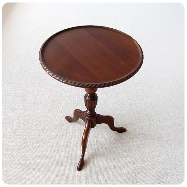 イギリス ヴィンテージ ワインテーブル サイドテーブル マホガニー