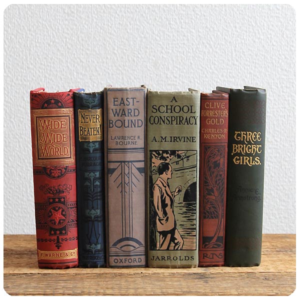 イギリス アンティークブック 6冊セット 古本 インテリア雑貨