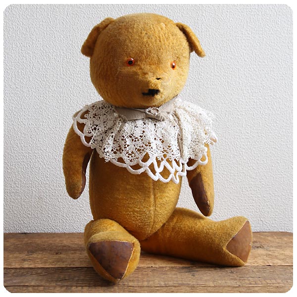 イギリス アンティーク テディベア くまのぬいぐるみ インテリア雑貨  