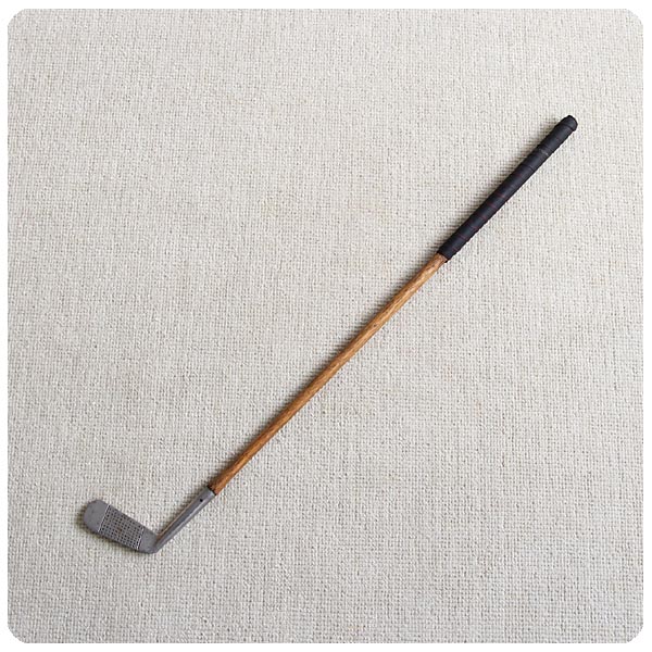 セントアンドリュース ひしげ パター 木製 オールドヒッコリー削り出し  