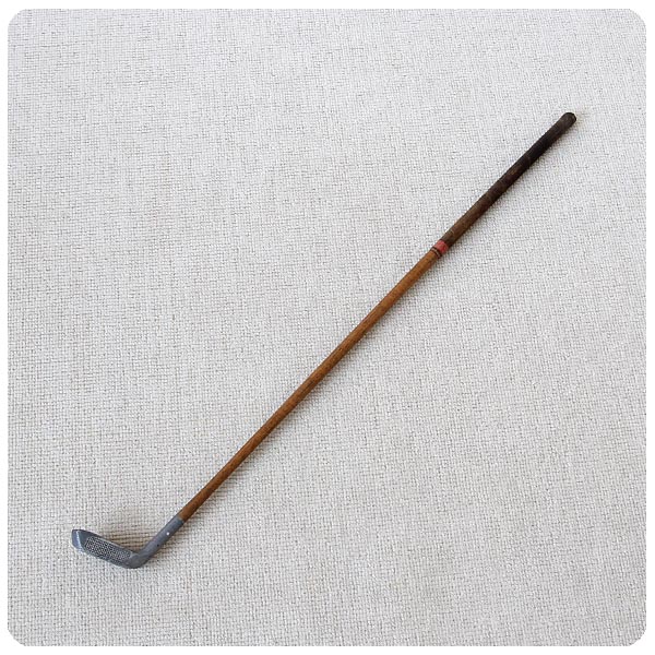 スコットランド アンティーク ゴルフクラブ パター ヒッコリーシャフト