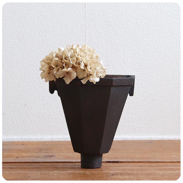 イギリス アンティーク ドレインホッパー/鉄製/壁掛けプランター