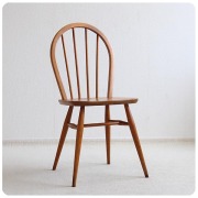 英国アンティーク木製フープバックチェア/イス/クエーカー/飾り棚(87-33-2 Chair | dodo antiques
