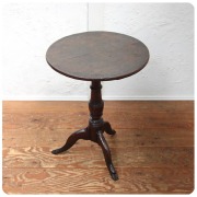 イギリスアンティーク　ワインテーブル イギリス アンティーク ワインテーブル マホガニー 三本脚 花台