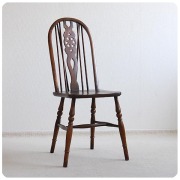 イギリス アンティーク調 Old Charm ホイールバックチェア インテリア 店舗什器 ディスプレイ ビンテージ 家具 K-896