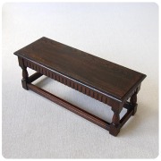 イギリス アンティーク調 ロングフットスツール 椅子 ベンチ オーク インテリア 店舗什器 ディスプレイ ビンテージ 家具 K-926