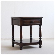 イギリス ヴィンテージ ERCOL（アーコール）サイドテーブル 引き出し付き インテリア 家具「ナイトテーブル」K-957