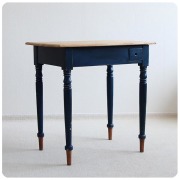 イギリス　オールドパインテーブル　ダイニング　キッチン　引き取り可 イギリス アンティーク ペイントキッチンテーブル/オールド