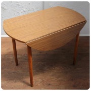 イギリス ヴィンテージ フォーマイカキッチンテーブル レトロ シャビー 家具「バタフライテーブル」P-435