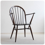 イギリス ヴィンテージ アーコール (ERCOL) フープバックアームチェア インテリア 家具 店舗什器「ウィンザーチェア」Q-094