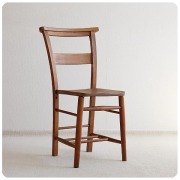 【訳あり】イギリス アンティーク チャーチチェア 教会椅子 木製 家具 インテリア ディスプレイ ヴィンテージ 店舗什器 Q-255