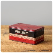 イギリス アンティーク トラベルアイロン缶 TIN ブリキ インテリア レトロ ディスプレイ 収納缶 店舗什器【PRILECT】Q-260