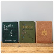 【訳あり】イギリス アンティーク ブック 3冊セット 古書 洋書 本 インテリア 雑貨 店舗什器【エイブラハム・リンカーン】Q-321
