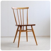 イギリス ヴィンテージ アーコールチェア ercol 木製椅子 エルム材 家具 インテリア 店舗什器「スティックバックチェア」Q-406