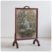 イギリス アンティーク家具 ファイヤースクリーン 衝立 店舗什器 416A