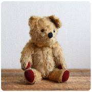 ぬいぐるみ イギリス ヴィンテージテディベアC 約47㎝ テディベアイギリスアンティーク茶色いクマのぬいぐるみ The Valley Chad アンティーク雑貨