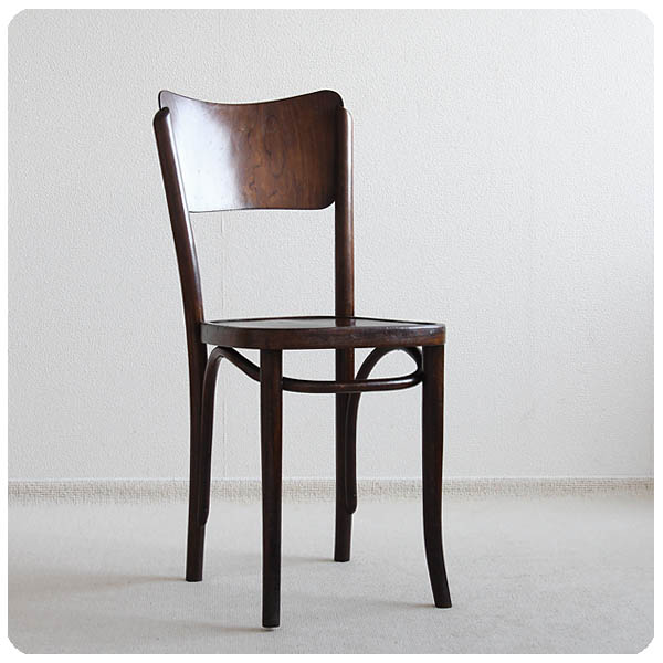ポーランド アンティーク ベントウッドチェア 曲げ木 木製椅子 カフェチェア 家具「APM社製」P-014